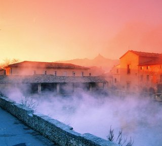 Visit of Bagno Vignoni Hotel