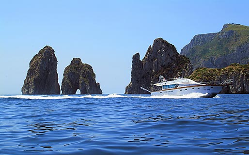 Capri Yacht Charter Excursions by sea Capri