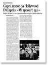Il Mattino - Capri, nozze da Hollywood DiCaprio: �Mi sposer� qui�