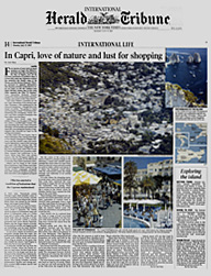 In Capri, love of nature and lust for shopping