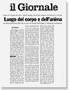 Luogo del corpo e dell'anima